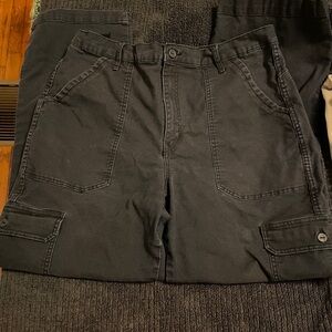 Women's Black Cargo Pants